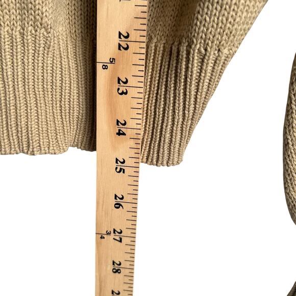 Vintage NWT Brown Knit Cardigan Sport Size Woman’s Large 19x25 - Picture 6 of 6